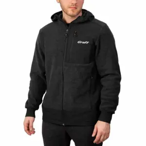 Graff Outdoor 233pbl Sweatshirt Met Rits Zwart