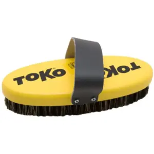 Toko Ovale Paardenhaarborstel Met Riem Zwart