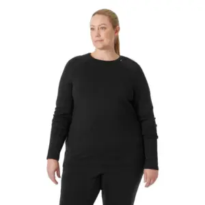 Helly Hansen Lifa Merino Midweight Plus Lange Mouwen Basislaag Zwart