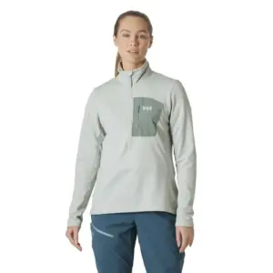 Helly Hansen Versalite Fleece Met Halve Rits Greedn Mist