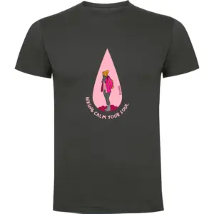 Kruskis Calm Your Soul T-shirt Met Korte Mouwen Grijs
