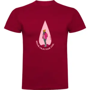 Kruskis Calm Your Soul T-shirt Met Korte Mouwen Rood
