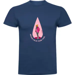 Kruskis Calm Your Soul T-shirt Met Korte Mouwen Blauw