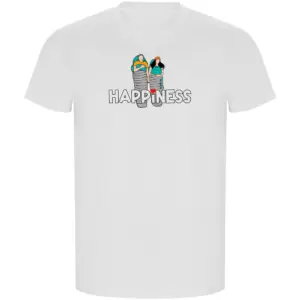 Kruskis Happiness Eco T-shirt Met Korte Mouwen Wit