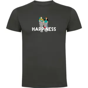 Kruskis Happiness T-shirt Met Korte Mouwen Grijs