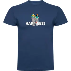 Kruskis Happiness T-shirt Met Korte Mouwen Blauw