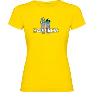 Kruskis Happiness T-shirt Met Korte Mouwen Geel