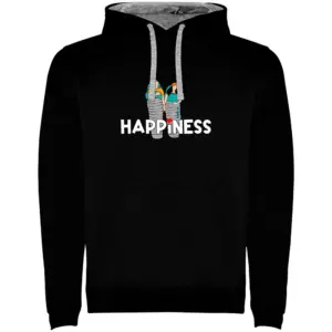 Kruskis Happiness Two-colour Hoodie Zwart