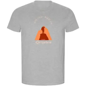 Kruskis Hike Every Mountain Eco T-shirt Met Korte Mouwen Grijs