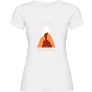 Kruskis Hike Every Mountain T-shirt Met Korte Mouwen Wit