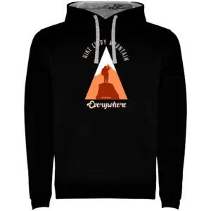 Kruskis Hike Every Mountain Two-colour Hoodie Zwart