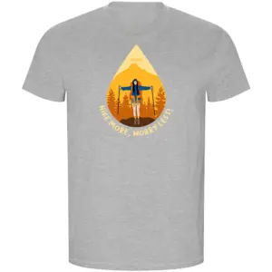 Kruskis Hike More Eco T-shirt Met Korte Mouwen Grijs