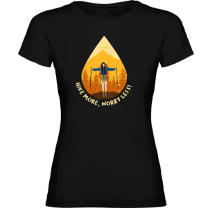 Kruskis Hike More T-shirt Met Korte Mouwen Zwart