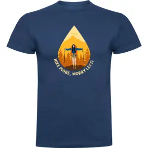 Kruskis Hike More T-shirt Met Korte Mouwen Blauw