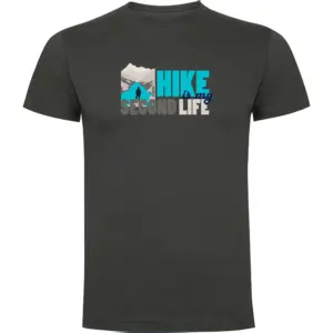 Kruskis Hike Second Life T-shirt Met Korte Mouwen Grijs