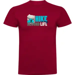 Kruskis Hike Second Life T-shirt Met Korte Mouwen Rood