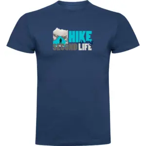 Kruskis Hike Second Life T-shirt Met Korte Mouwen Blauw
