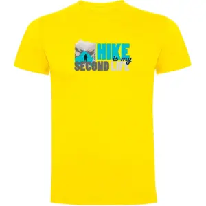 Kruskis Hike Second Life T-shirt Met Korte Mouwen Geel