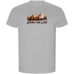 Kruskis Hiking For Life Eco T-shirt Met Korte Mouwen Grijs