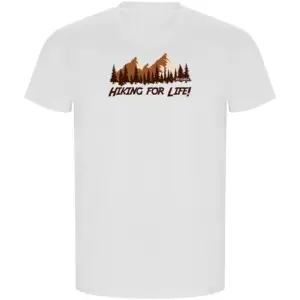 Kruskis Hiking For Life Eco T-shirt Met Korte Mouwen Wit