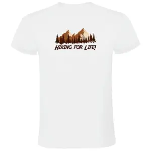 Kruskis Hiking For Life T-shirt Met Korte Mouwen Wit