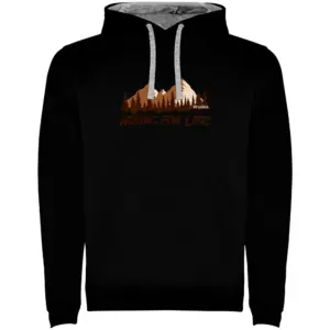 Kruskis Hiking For Life Two-colour Hoodie Zwart