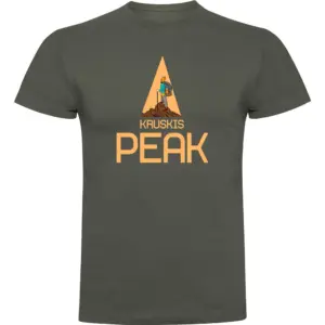 Kruskis Peak T-shirt Met Korte Mouwen Groen