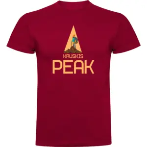 Kruskis Peak T-shirt Met Korte Mouwen Rood