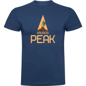 Kruskis Peak T-shirt Met Korte Mouwen Blauw