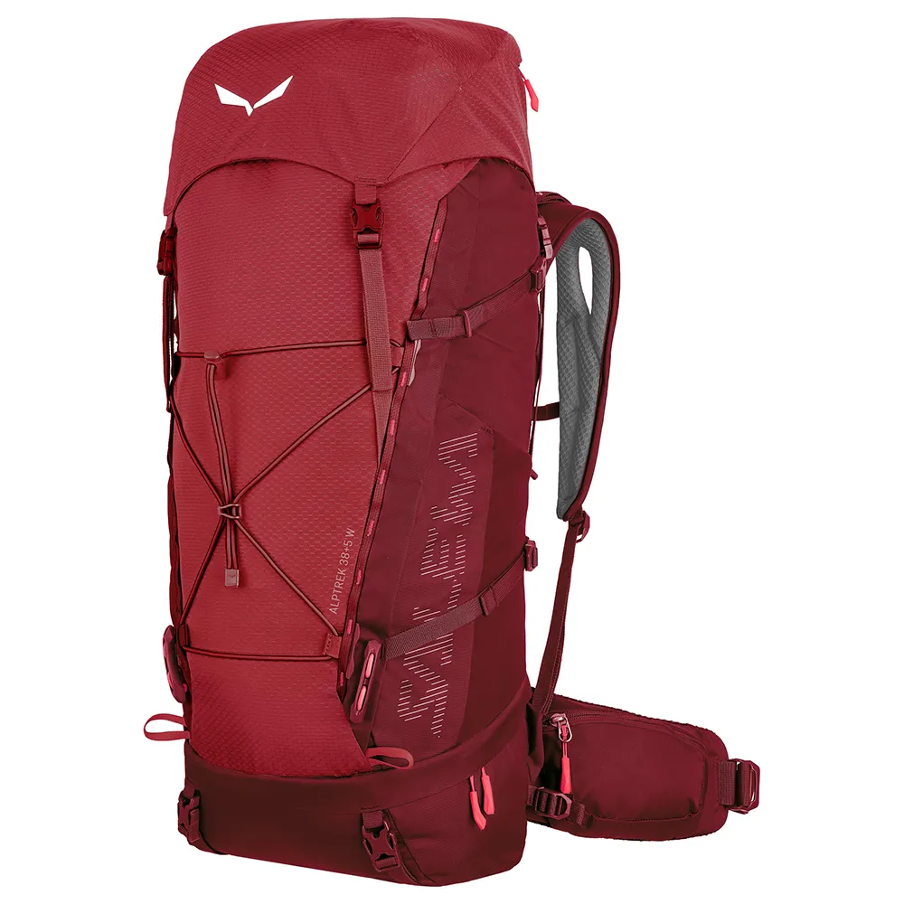 Salewa Alptrek 38+5l Damesrugzak Rood