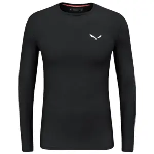 Salewa Cristallo Warm Alpine Merino Responsive Lange Mouwen Basislaag Zwart