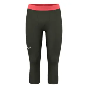 Salewa Cristallo Warm Alpine Merino Responsive 3/4 Leggings Olijf