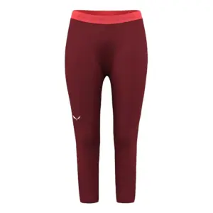 Salewa Cristallo Warm Alpine Merino Responsive 3/4 Basislaag Broek Syrah
