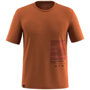 Salewa Eagle Cover T-shirt Met Korte Mouwen Bruin