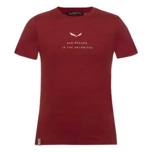 Salewa Eagle Dry T-shirt Met Korte Mouwen Syrah Melange