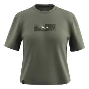 Salewa Eagle Hybrid Loose T-shirt Met Korte Mouwen Groen