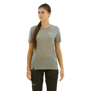 Salewa Eagle Minilogo Merino T-shirt Met Korte Mouwen Shadow