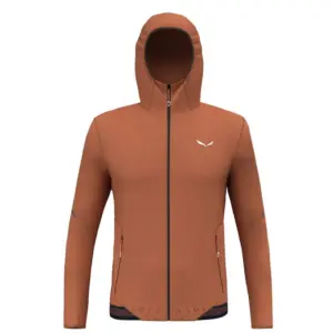 Salewa Pedroc Polarlite Fleece Met Kap Bruin