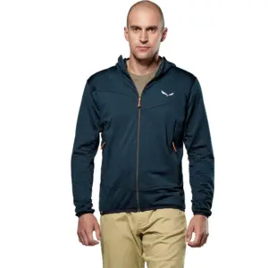 Salewa Puez Altavia Polarlite Fleece Met Kap Marineblauw
