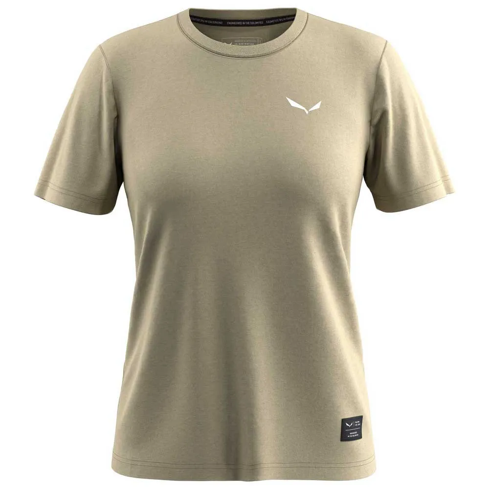 Salewa Eagle Logo Patch T-shirt Met Korte Mouwen Quicksand
