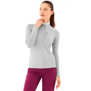 Viking Admont Sweatshirt Met Halve Rits Grijs