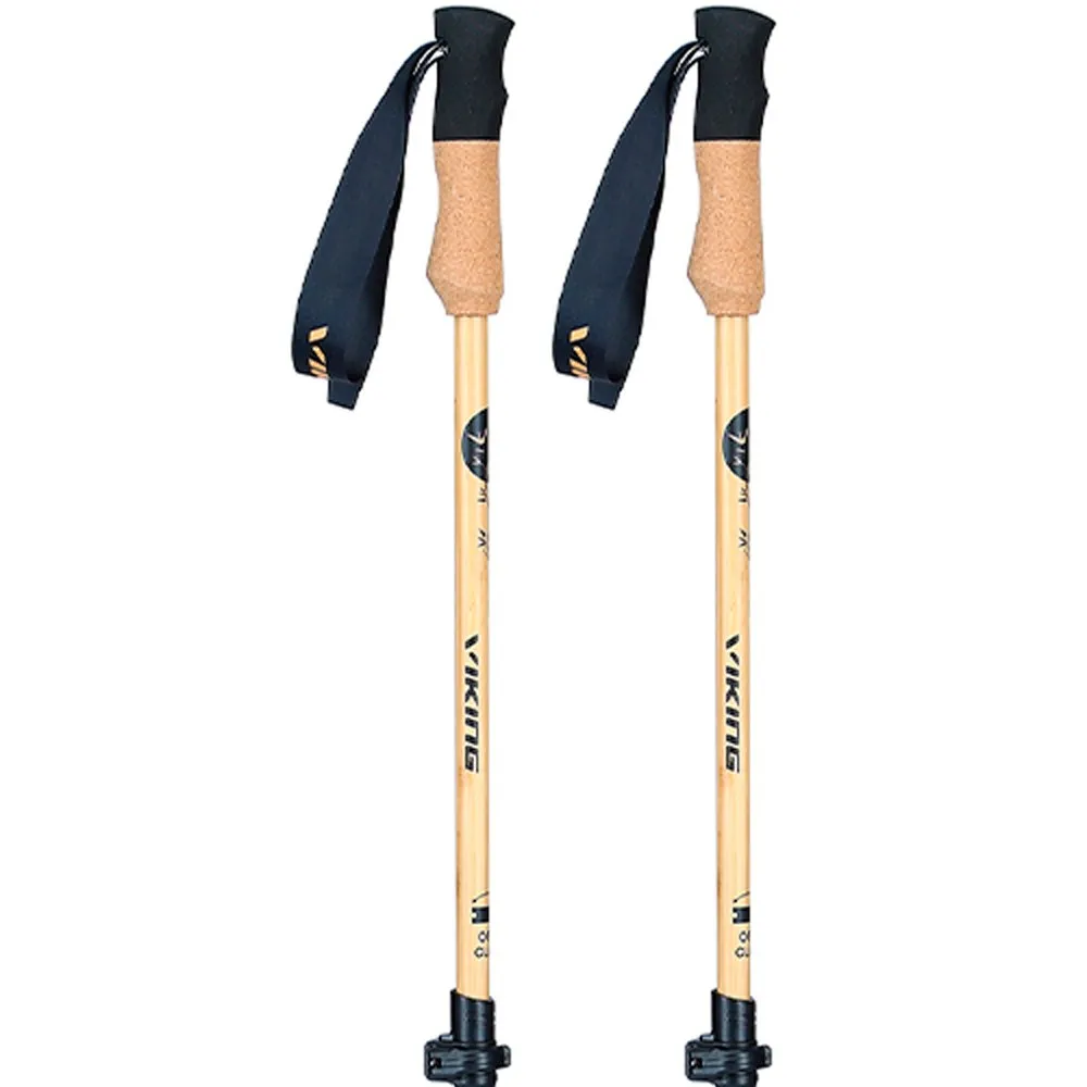 Viking Bambu Pro Stokken Bruin