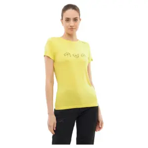 Viking Lenta Bamboo Light T-shirt Met Korte Mouwen Geel