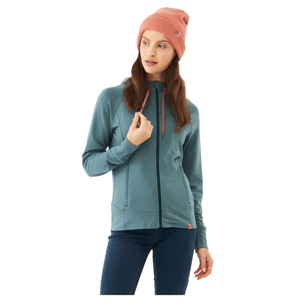 Viking Lonetree Sweatshirt Met Rits Turquoise
