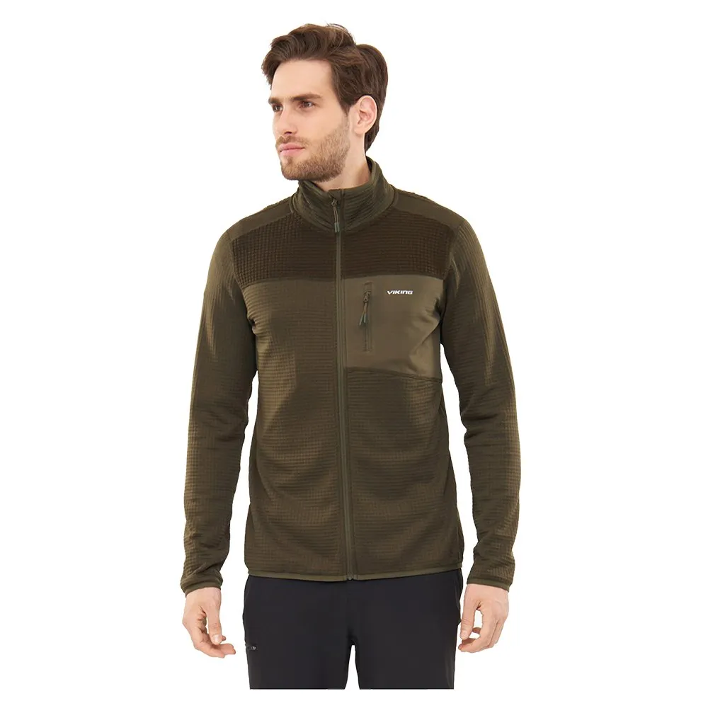 Viking Midland Sweatshirt Met Rits Olijf
