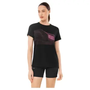 Viking Morain T-shirt Met Korte Mouwen Zwart