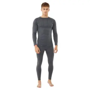 Viking Lan Pro Merino Lange Mouwen Basislaagset Grijs
