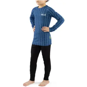 Viking Nino Lange Mouwen Basislaagset Blauw