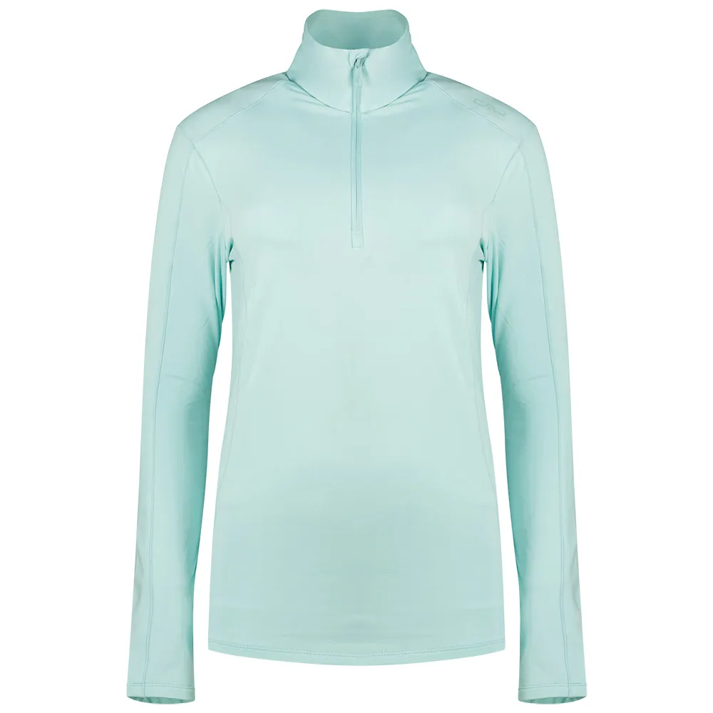 Cmp 30l1086 Fleece Met Halve Rits Acqua