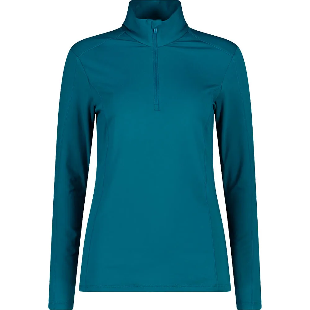 Cmp 30l1086 Fleece Met Halve Rits Turquoise